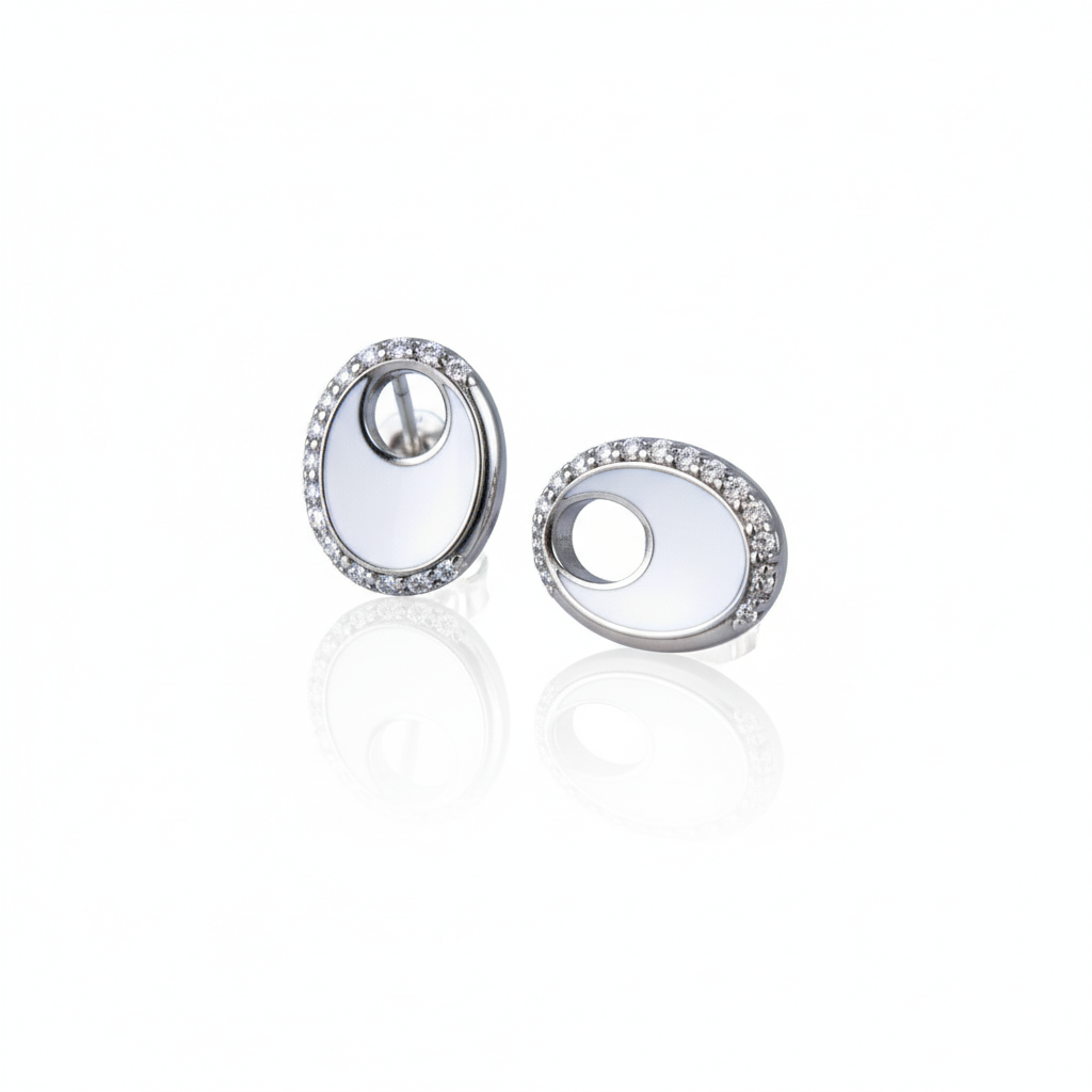 Cz wh.t 925 Silver Tops