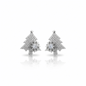 CHRISTMAS WH.T 925 SILVER EARINGS