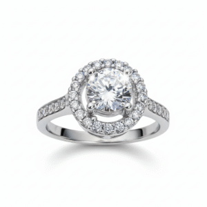 SOLITAIRE WH.T 925 SILVER RING