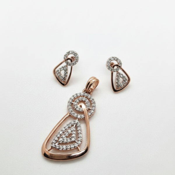 CZ RG RO.TG 925 SILVER PENDENT SET - Image 2