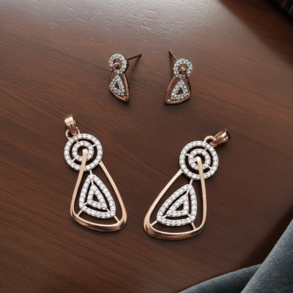 CZ RG RO.TG 925 SILVER PENDENT SET - Image 3