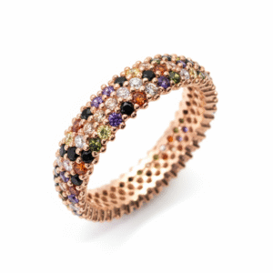 MULTI-COLOR R.G 925 SILVER RING