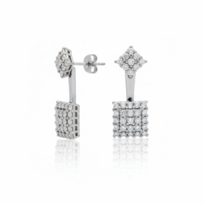 925 SILVER SQR EARRINGS