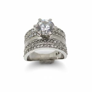 925 SILVER SOLITARE RING