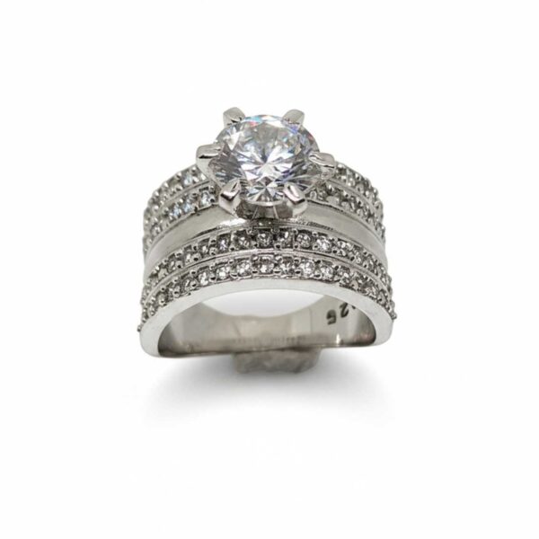 925 SILVER SOLITARE RING