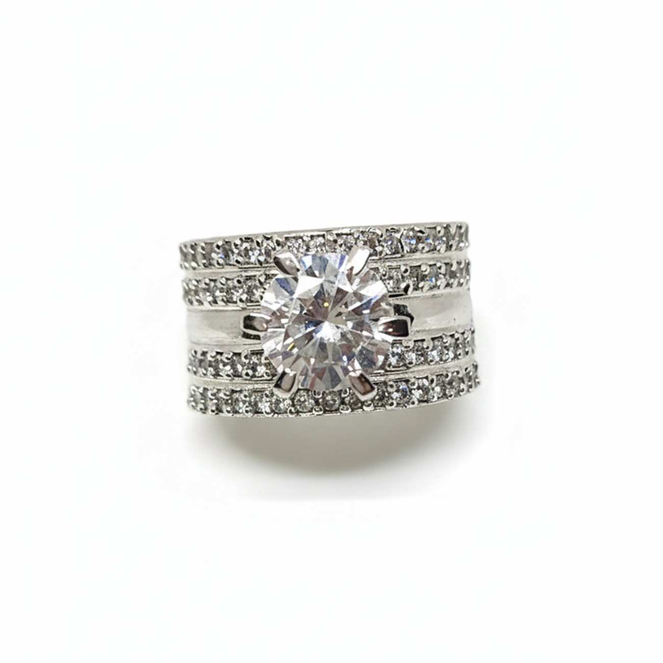 925 SILVER SOLITARE RING - Image 4