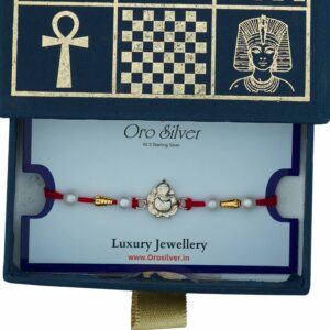 Ganpati Ji - 92.5 Pure Silver Rakhi