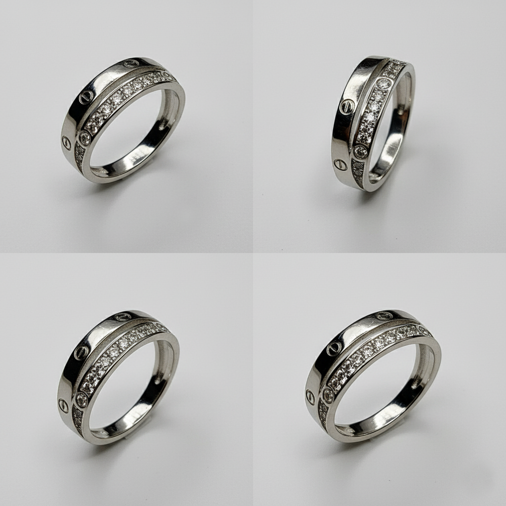 SINGLE TONE CARTIER COUPLE BAND FOR (MEN) - Image 2