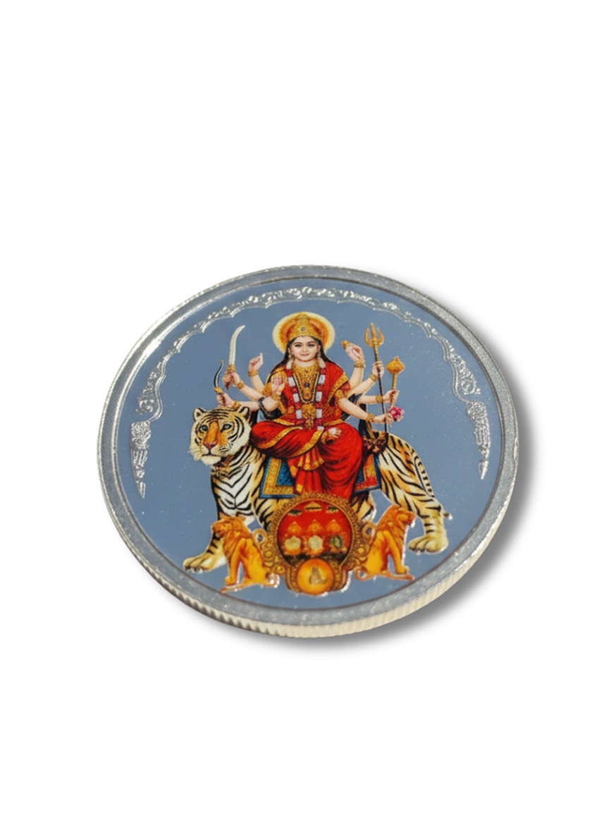 999 MATA RANI PURE SILVER COIN 10 GRAMS