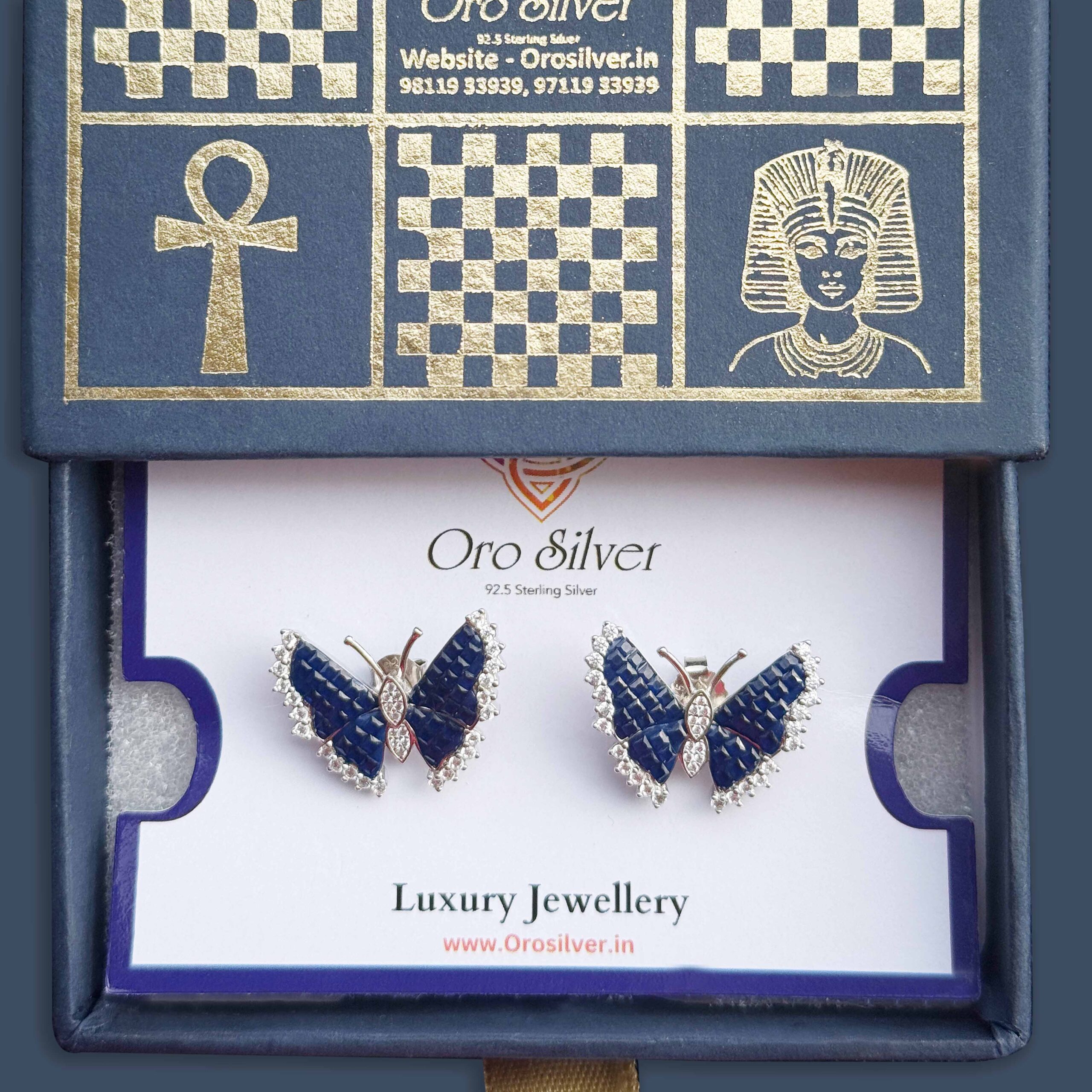 92.5 Silver Earrings - Image 3
