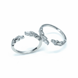 925 SILVER LEAF TOE RING