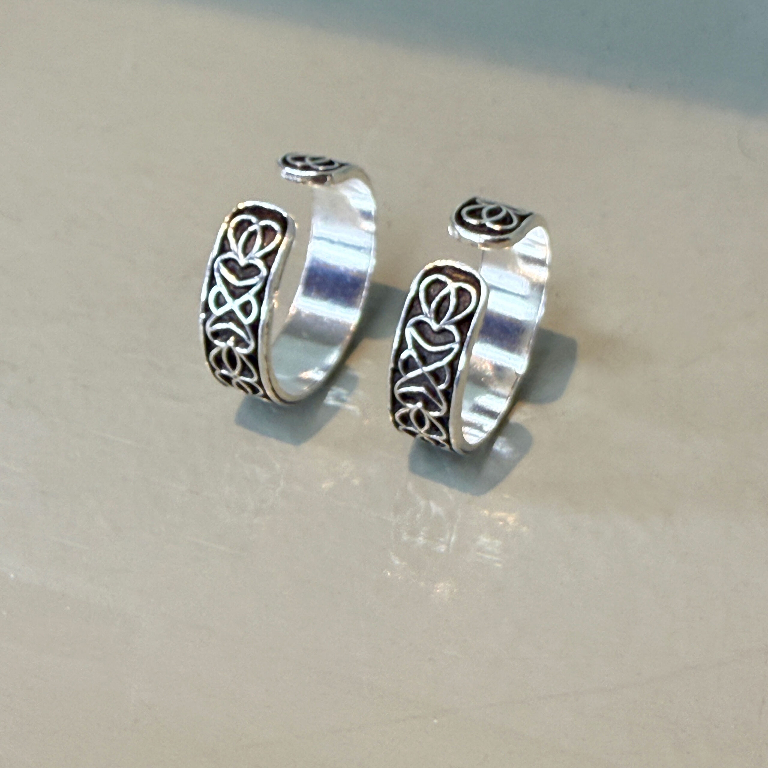 925 SILVER BAND TOE RING - Image 3