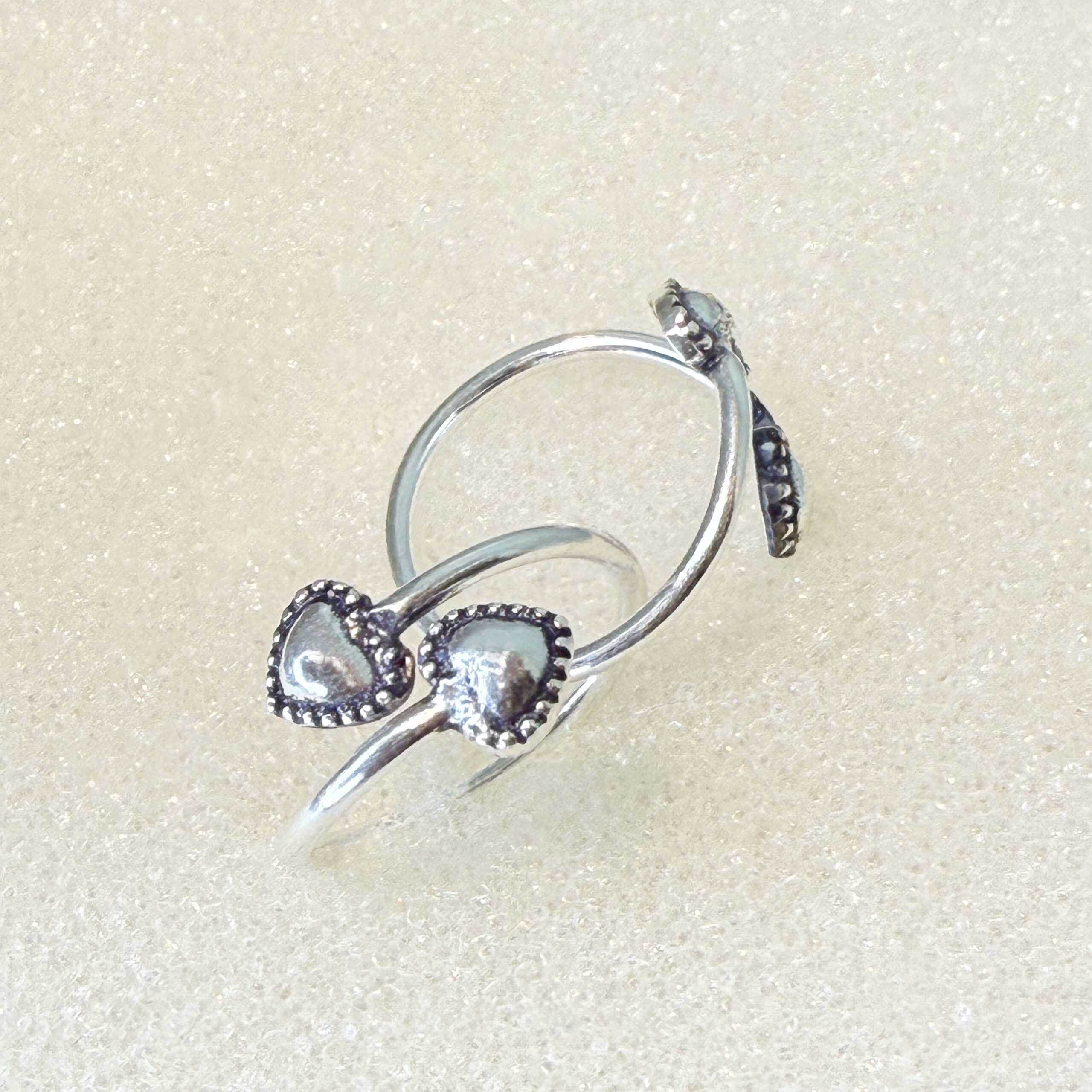 925 SILVER HEART TOE RING - Image 4