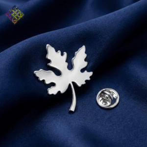 Silver Maple Leaf Brooch