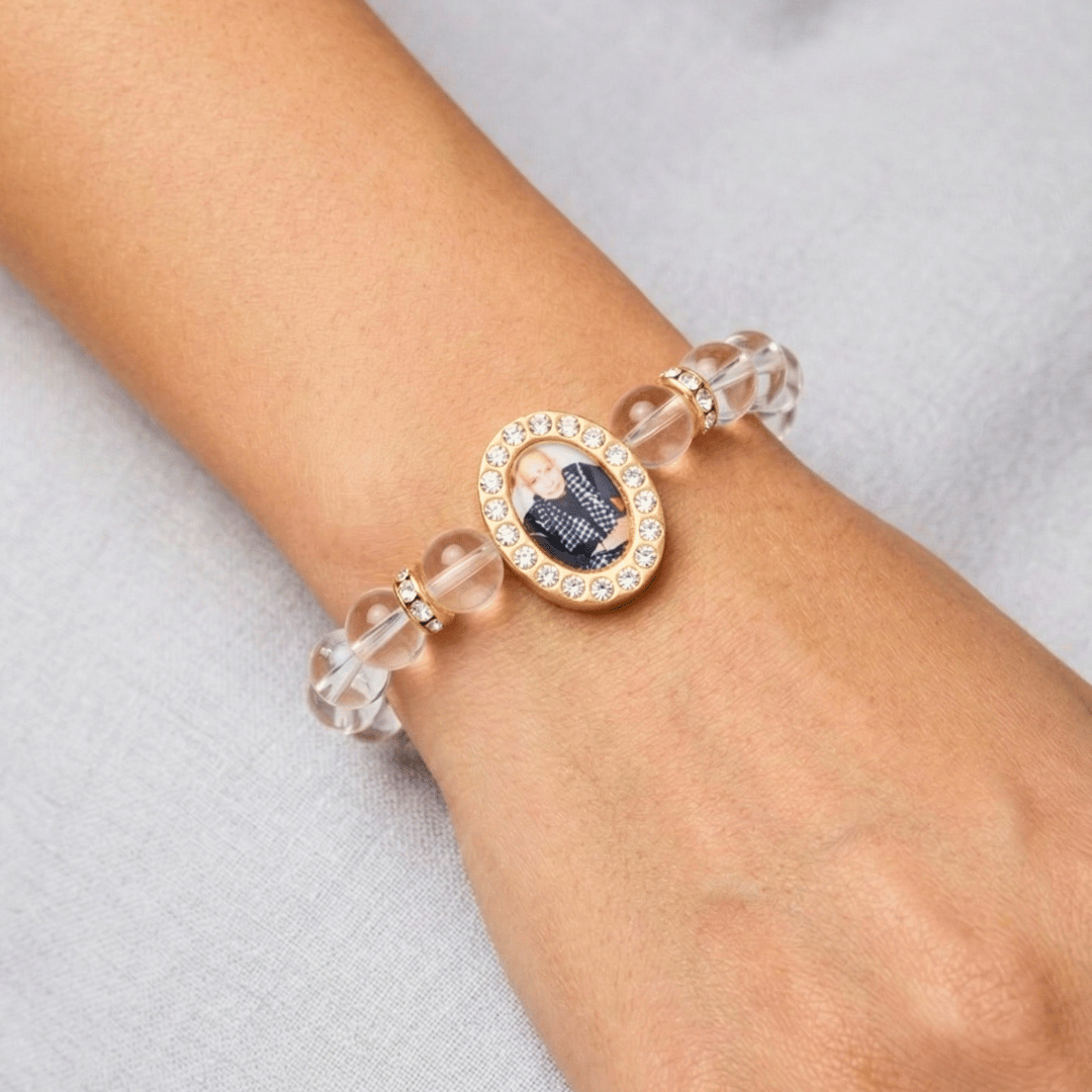 WHITE GURUJI BEAD BAND - Image 2