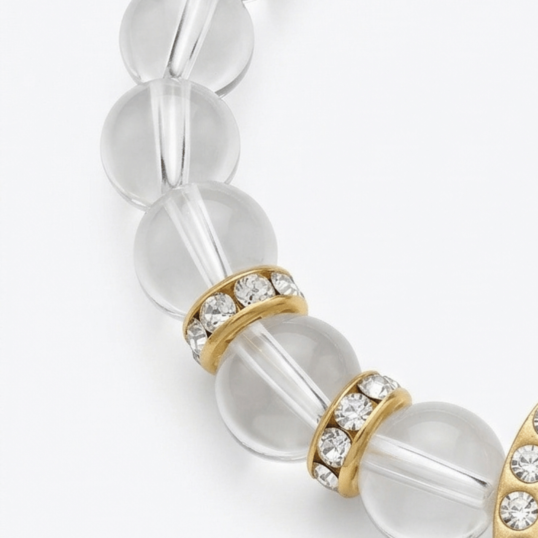 WHITE GURUJI BEAD BAND - Image 3