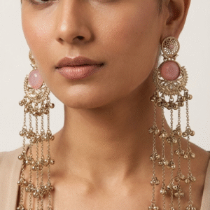 SILVER PLATED KASHMIRI JHUMKAS