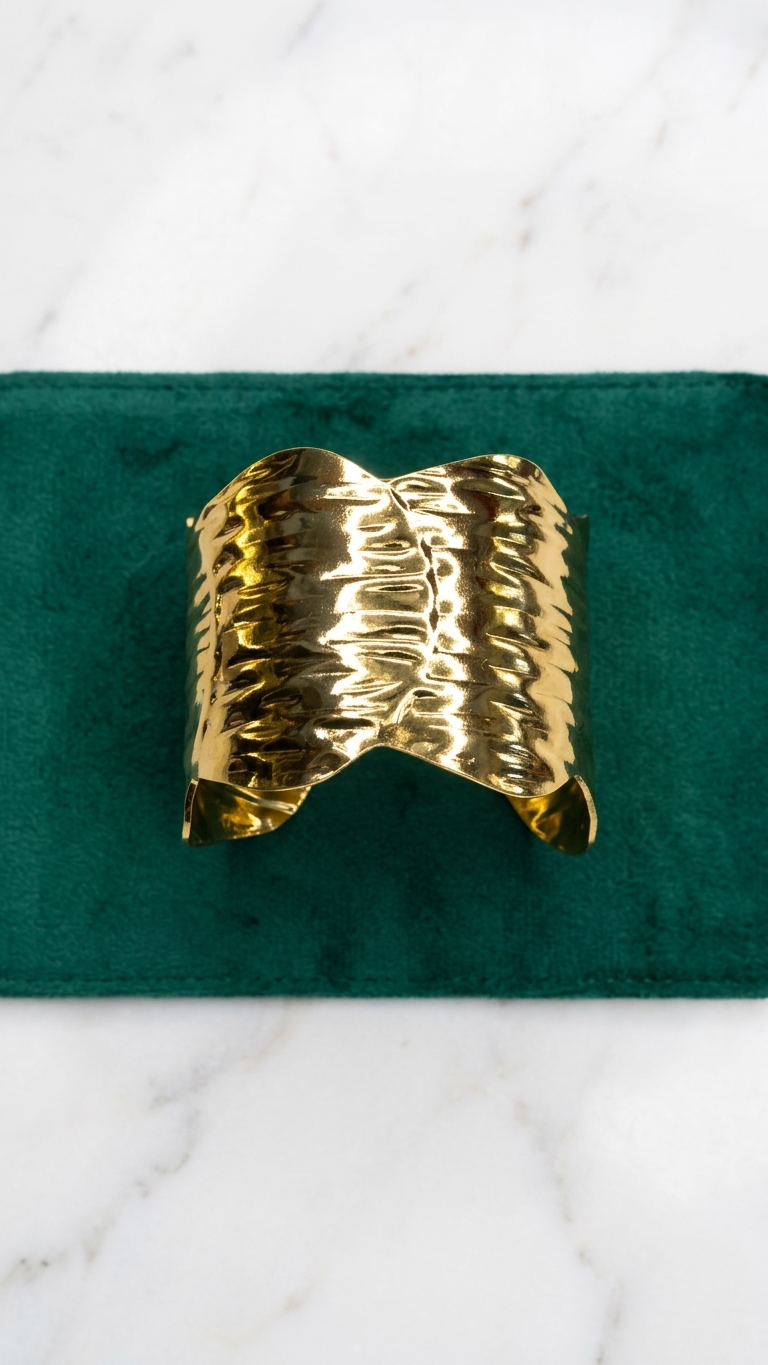 HAND CUFF (GOLD PLATED, ANTI TARNISH) - Image 4