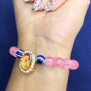 PINK CRYSTAL GURUJI BAND