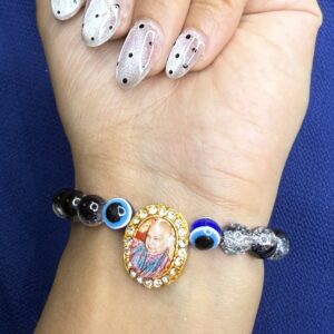 DUAL COLOUR BLACK GURUJI BRACELET